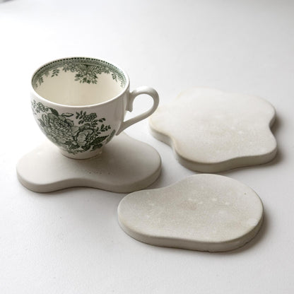 3pcs Cloud-Shaped Coaster Silicone Molds for Resin, Concrete & Plaster
