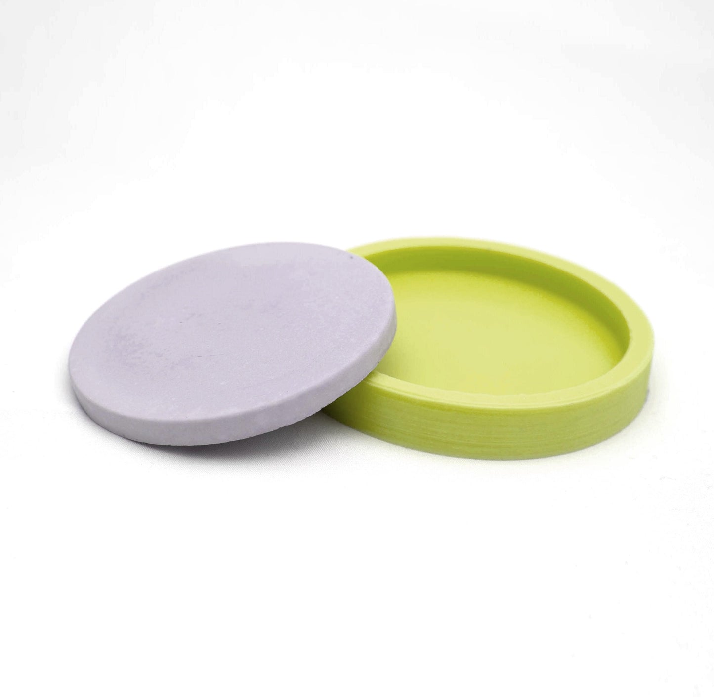 4pcs Circle Coaster Silicone Molds for Resin, Concrete & Plaster
